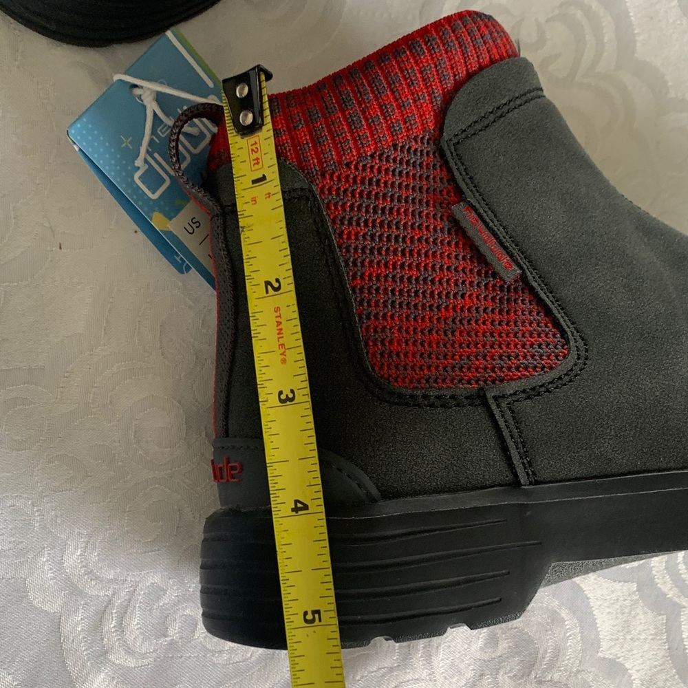 Hey Dude Kids Boots - Black and Red - Picture 10 of 14
